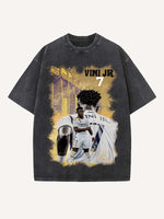 Vinícius Júnior Print Round Neck T-shirt