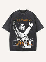 Jude Bellingham Print Round Neck T-shirt