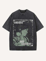 The Last of Us Print Round Neck T-shirt