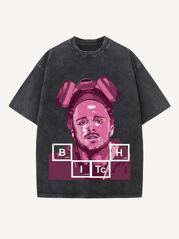 Breaking Bad Print Round Neck T-shirt