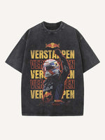 Max Verstappen Print Round Neck T-shirt