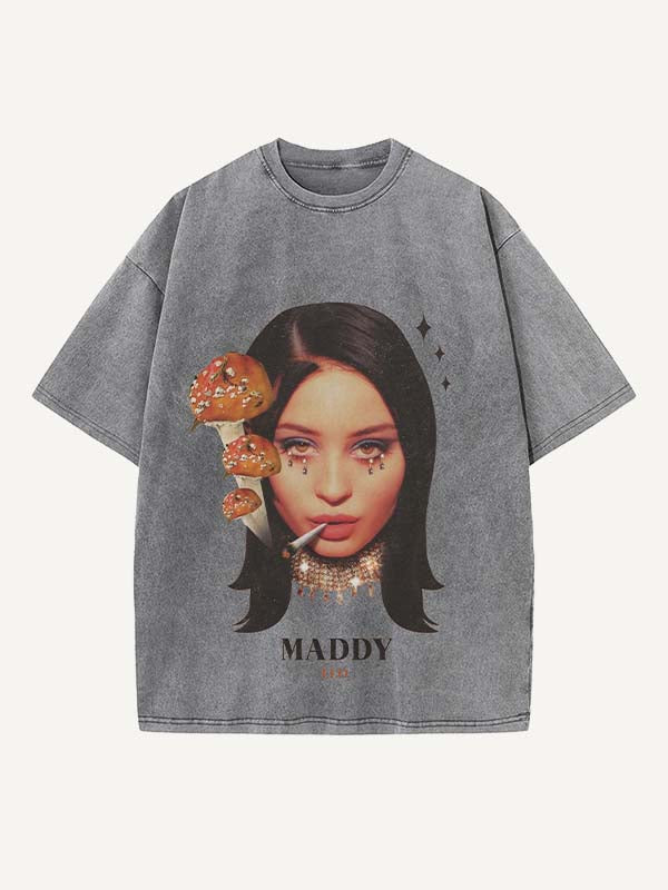 Euphoria Print Round Neck T-shirt