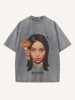 Euphoria Print Round Neck T-shirt