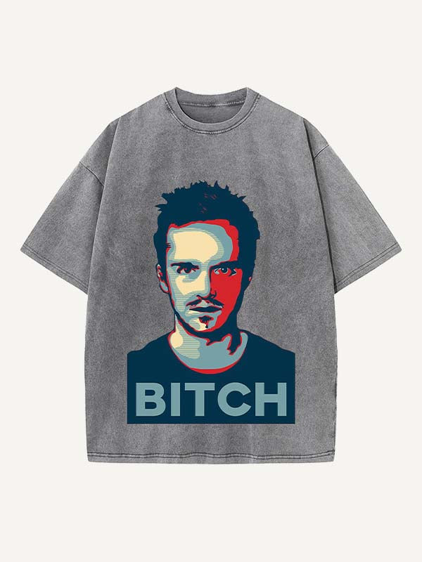 Breaking Bad Print Round Neck T-shirt