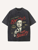 Breaking Bad Print Round Neck T-shirt