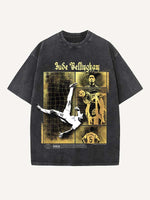 Jude Bellingham Print Round Neck T-shirt