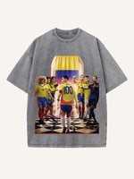 James Rodríguez Print Round Neck T-shirt