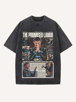 Lando Norris Print Round Neck T-shirt