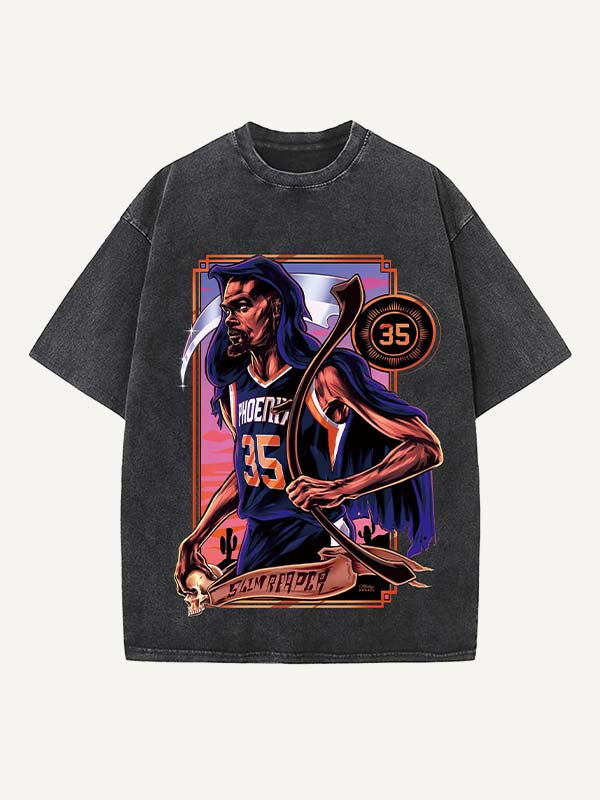 Kevin Durant Print Round Neck T-shirt