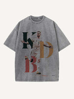Kevin De Bruyne Print Round Neck T-shirt