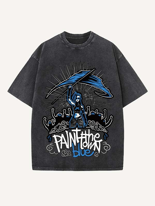 Arcane Print Round Neck T-shirt