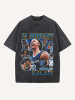 Ja Morant Print Round Neck T-shirt