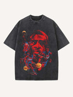 Chris Paul Print Round Neck T-shirt