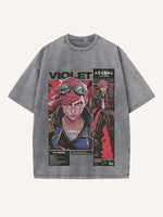 Arcane Print Round Neck T-shirt