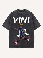 Vinícius Júnior Print Round Neck T-shirt