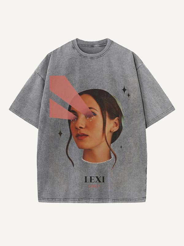 Euphoria Print Round Neck T-shirt