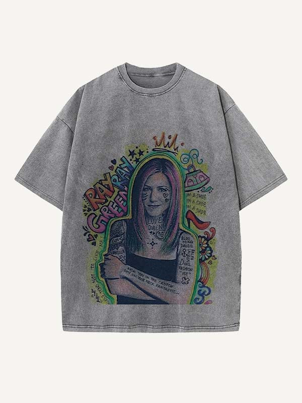 Friends Print Round Neck T-shirt