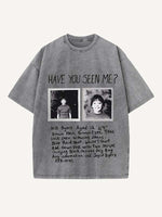 Stranger Things Print Round Neck T-shirt