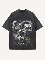 Pelé Print Round Neck T-shirt
