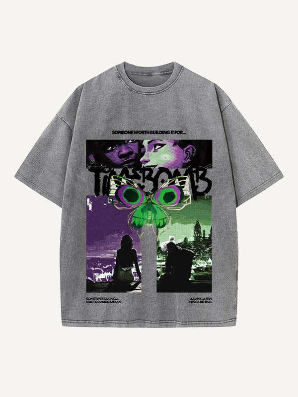 Arcane Print Round Neck T-shirt