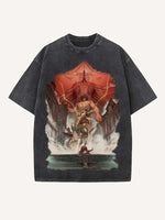 Attack on Titan Print Round Neck T-shirt