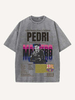 Pedri Print Round Neck T-shirt