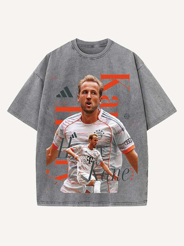 Harry Kane Print Round Neck T-shirt