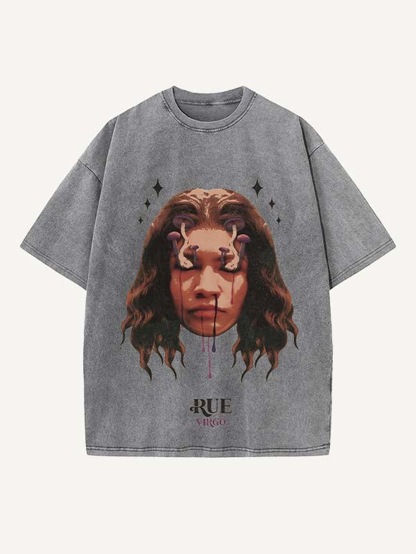 Euphoria Print Round Neck T-shirt