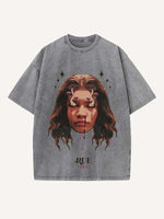 Euphoria Print Round Neck T-shirt
