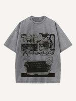 Friends Print Round Neck T-shirt