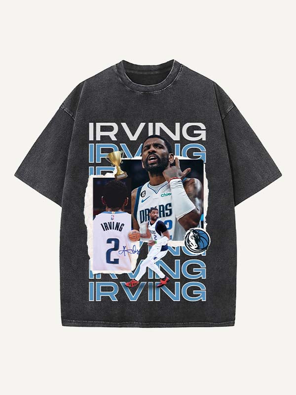 Kyrie Irving Print Round Neck T-shirt