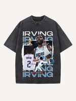 Kyrie Irving Print Round Neck T-shirt
