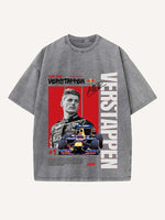 Max Verstappen Print Round Neck T-shirt
