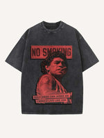 Diego Maradona Print Round Neck T-shirt
