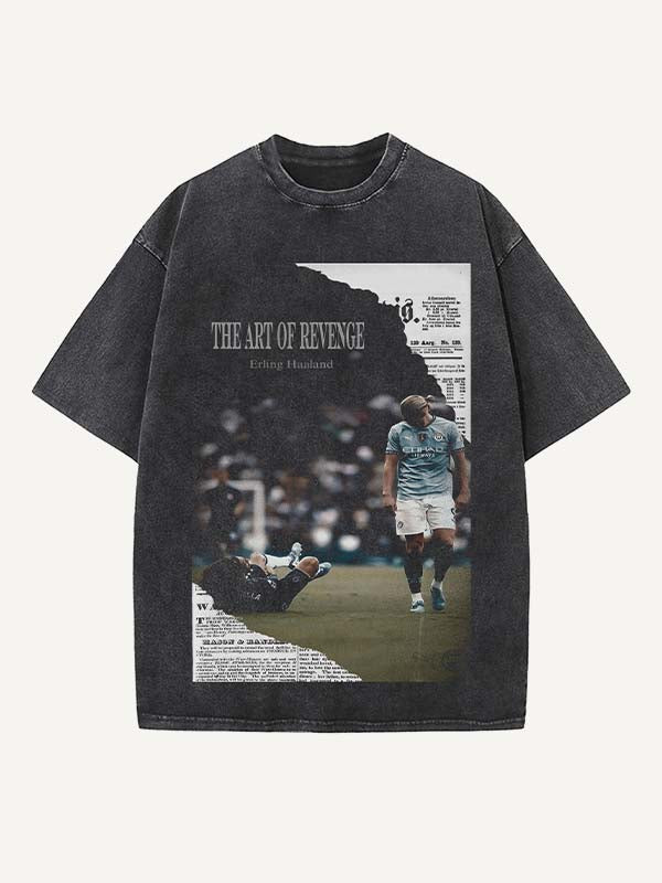Erling Haaland Print Round Neck T-shirt