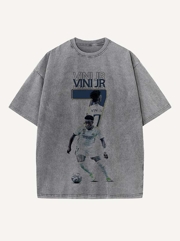 Vinícius Júnior Print Round Neck T-shirt