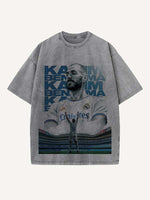 Karim Benzema Print Round Neck T-shirt