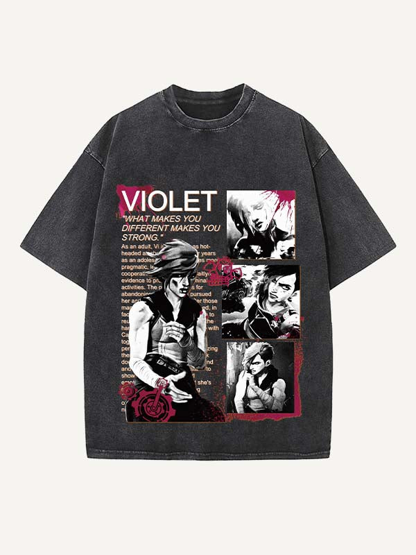 Arcane Print Round Neck T-shirt