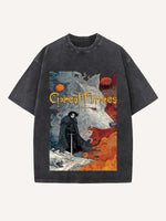 Game of Thrones Print Round Neck T-shirt