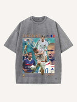 Zizou Print Round Neck T-shirt