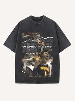 Victor Wembanyama Print Round Neck T-shirt