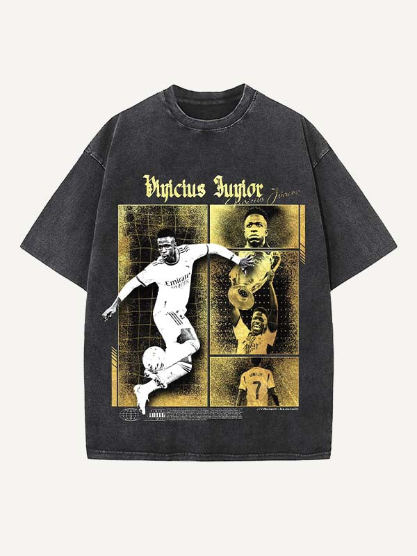 Vinícius Júnior Print Round Neck T-shirt
