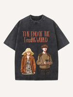 The End of the Fxxxing World Print Round Neck T-shirt