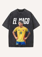 James Rodríguez Print Round Neck T-shirt