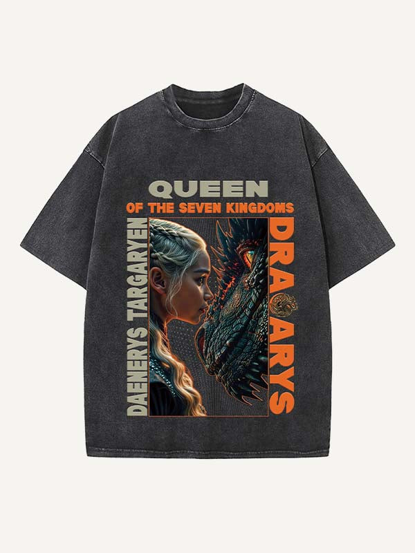 Game of Thrones Print Round Neck T-shirt