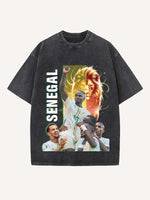 Sadio Mané Print Round Neck T-shirt