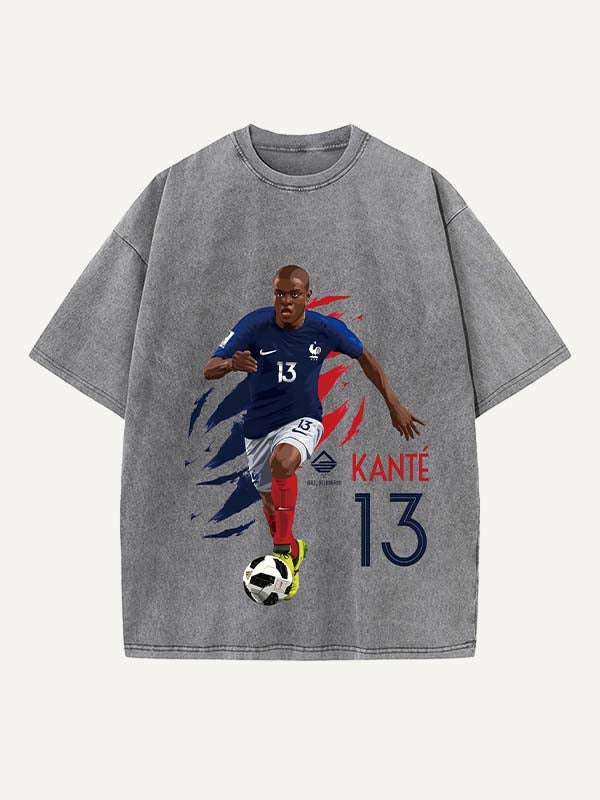 N'Golo Kanté Print Round Neck T-shirt