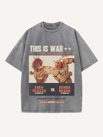 Attack on Titan Print Round Neck T-shirt