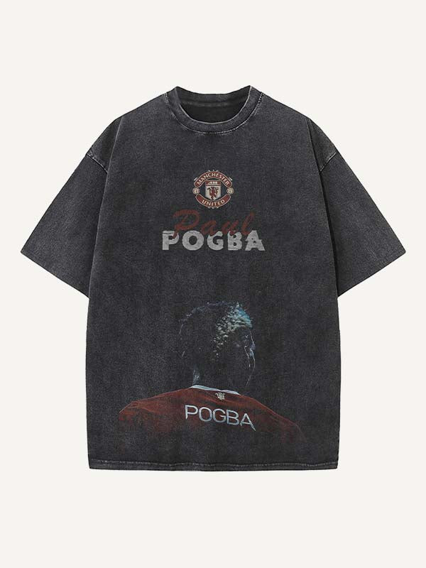 Paul Pogba Print Round Neck T-shirt