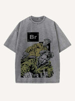 Breaking Bad Print Round Neck T-shirt